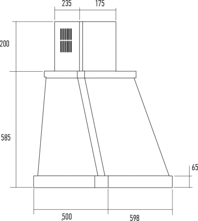 Кухонная вытяжка Kuppersberg T 669 ANT