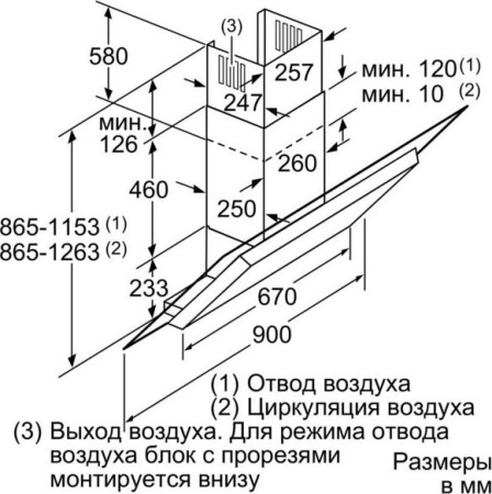 Кухонная вытяжка Neff D39GL64N0