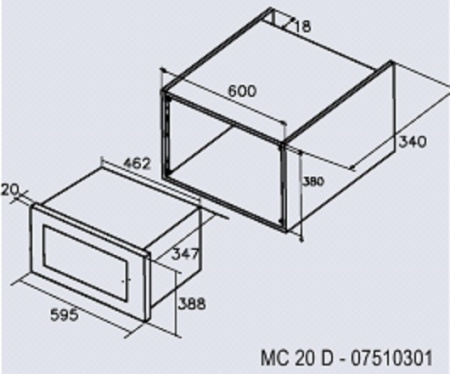 Микроволновая печь Cata MC 20 IX