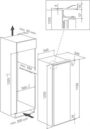 Холодильник KitchenAid KCBNR 12600