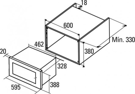 Микроволновая печь Cata MC 20 IX