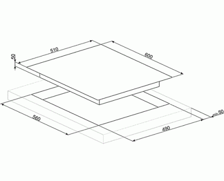 Варочная поверхность Smeg SIM662WLDR