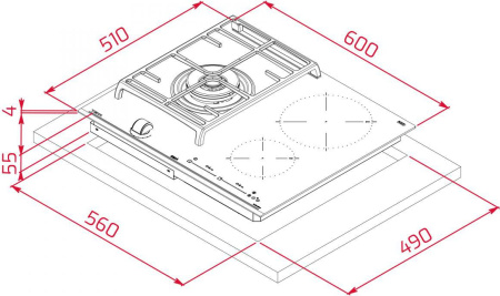 Варочная поверхность Teka JZC 63312 ABN