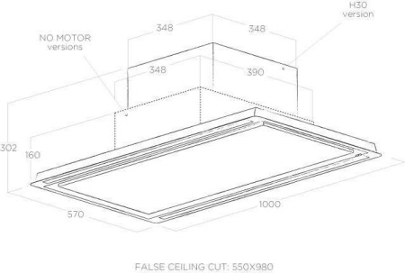 Кухонная вытяжка Elica Hilight H30 IX/A/100