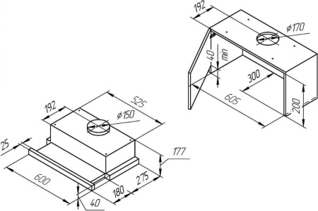 Кухонная вытяжка Kuppersberg Slimlux S 60 GW