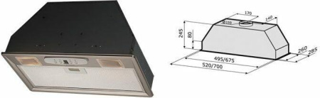 Кухонная вытяжка Krona Mini 900