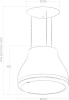 Кухонная вытяжка Elica Shining Peltrox/F/50