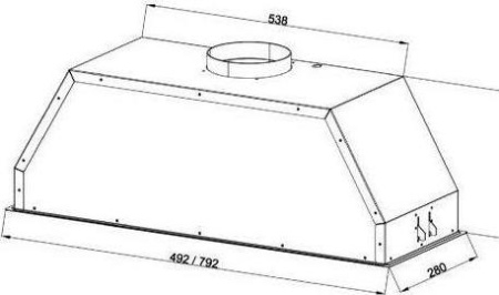 Кухонная вытяжка Jackys JV BW682