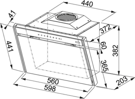 Кухонная вытяжка Franke VT 606 W XS BK