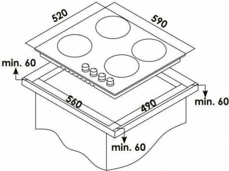 Варочная поверхность Schaub Lorenz SLK MY6TC1