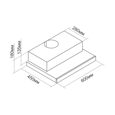 Кухонная вытяжка Darina Slide 605 B