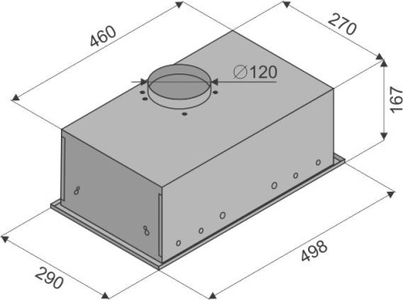 Кухонная вытяжка Konigin Inbox Plus 50