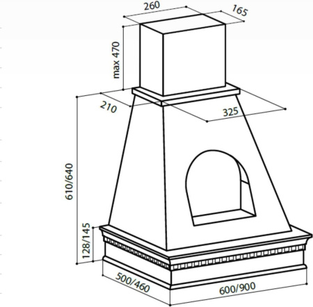 Кухонная вытяжка LEX Ancona 600