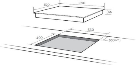 Варочная поверхность Midea MCH64230F