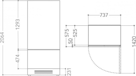 Холодильник KitchenAid KCZCX 20750L