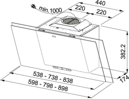 Кухонная вытяжка Franke Fma 2.0 Plus 907 Bk