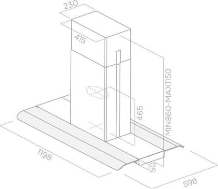 Кухонная вытяжка Elica Serendipity Island IX/A/1