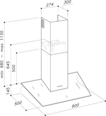 Кухонная вытяжка De Dietrich DHD 770 X