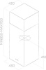 Кухонная вытяжка Elica Kuadra Island IX/A/43