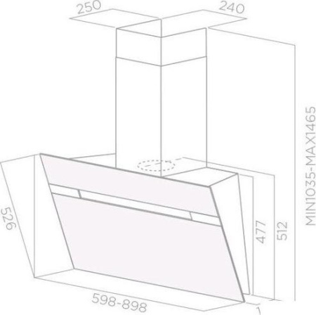 Кухонная вытяжка Elica Stripe IX/A/60