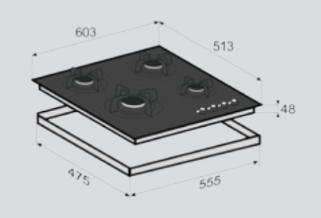 Варочная поверхность Zigmund & Shtain MN 74.61 B