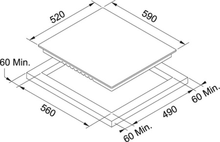 Варочная поверхность Franke FHR 603CTDBK