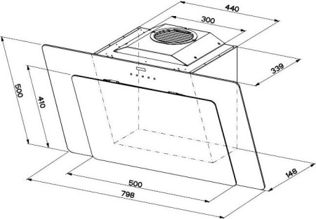 Кухонная вытяжка Faber Cocktail WH A80 EG8