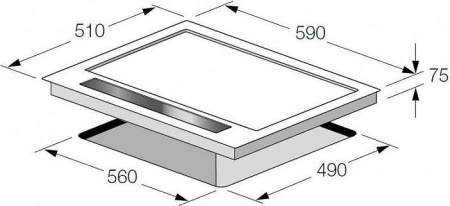 Варочная поверхность Fulgor-Milano CPH 604 G TC X