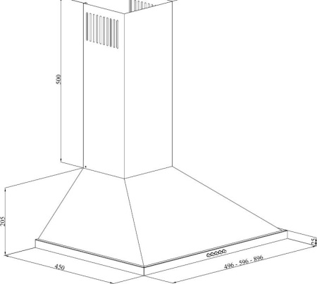 Кухонная вытяжка Simfer 8562 SM