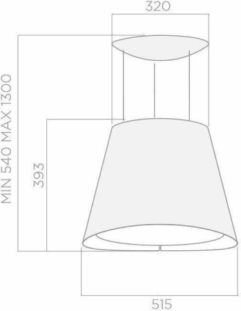 Кухонная вытяжка Elica Easy BL/F/50