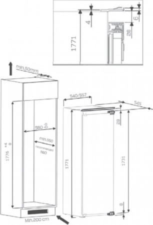 Холодильник KitchenAid KCBDR 18600/1