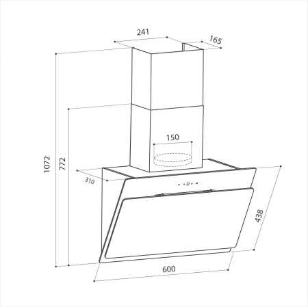 Кухонная вытяжка LEX Glass 600