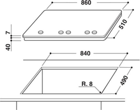 Варочная поверхность Whirlpool GMA 9522