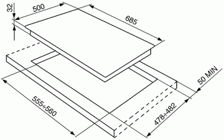 Варочная поверхность Smeg SRV876AVOGH