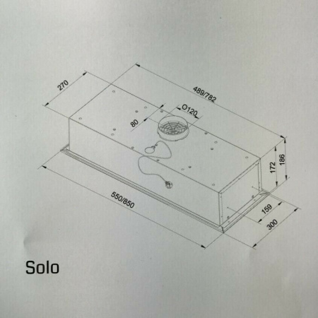 Кухонная вытяжка Maan Solo bis 55