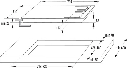 Варочная поверхность Gorenje GTW 751 INI