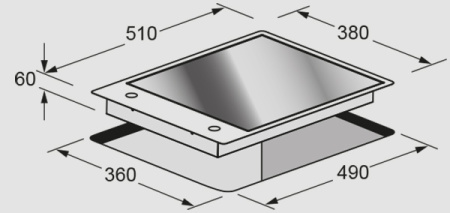 Варочная поверхность Fulgor-Milano CPH 402 ID X