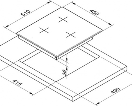 Варочная поверхность Zigmund & Shtain GN 218.451 A