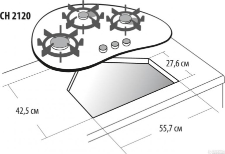 Варочная поверхность Gefest CBH 2120