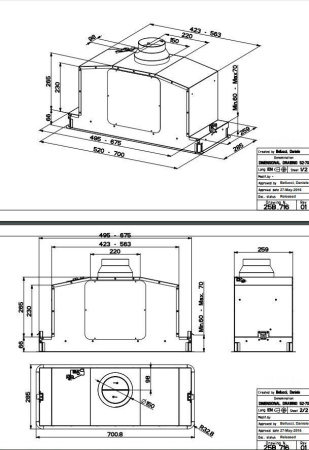 Кухонная вытяжка Faber In-Light Inox A70 EVO+