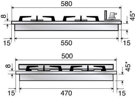 Варочная поверхность ILVE H360CNV/X