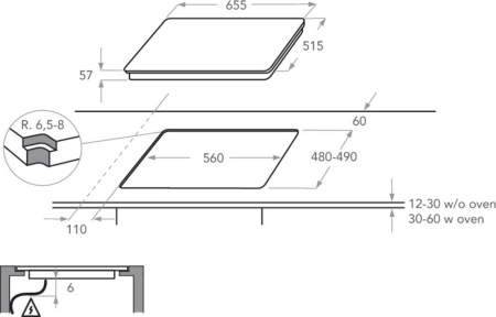 Варочная поверхность KitchenAid KHIMS 66500