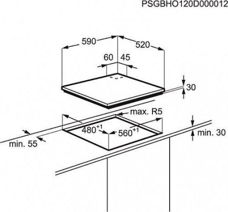 Варочная поверхность Electrolux EGT 96342 NW