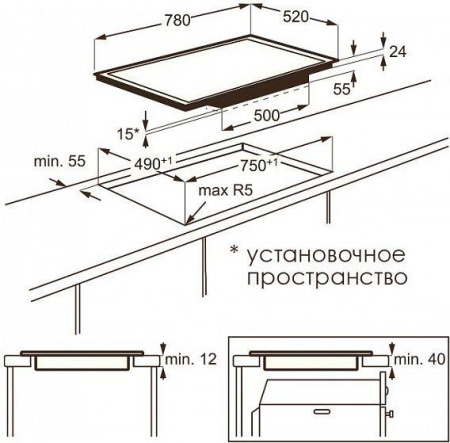 Варочная поверхность AEG HK 589440FG