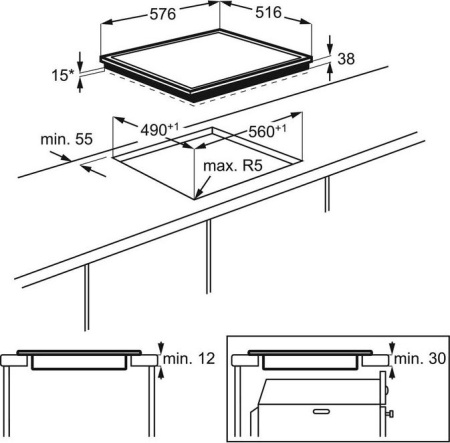 Варочная поверхность AEG HK 654078 XB