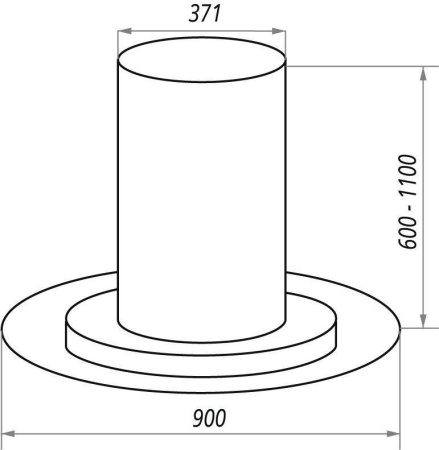 Кухонная вытяжка Maunfeld Berta 90 Inox