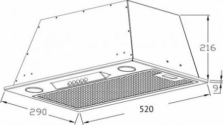 Кухонная вытяжка Korting KHI 6530 W