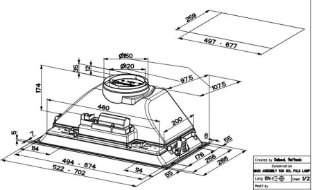 Кухонная вытяжка Faber Inka ICH SS A52