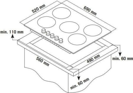 Варочная поверхность Zigmund & Shtain MN 135.71 B