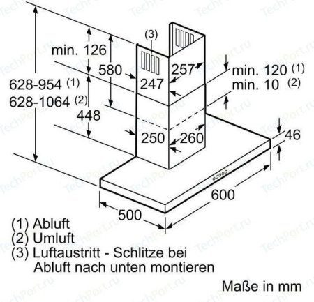 Кухонная вытяжка Neff D76MH52N1